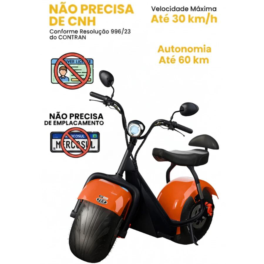 Scooter Elétrica TUI - Sem CNH